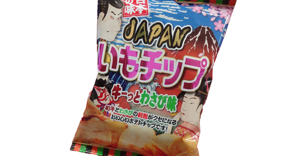 JAPANいもチップ 牛ーっとわさび味