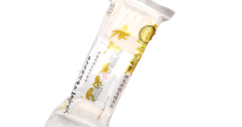 うどん茶屋水沢万葉亭 水沢うどん 袋