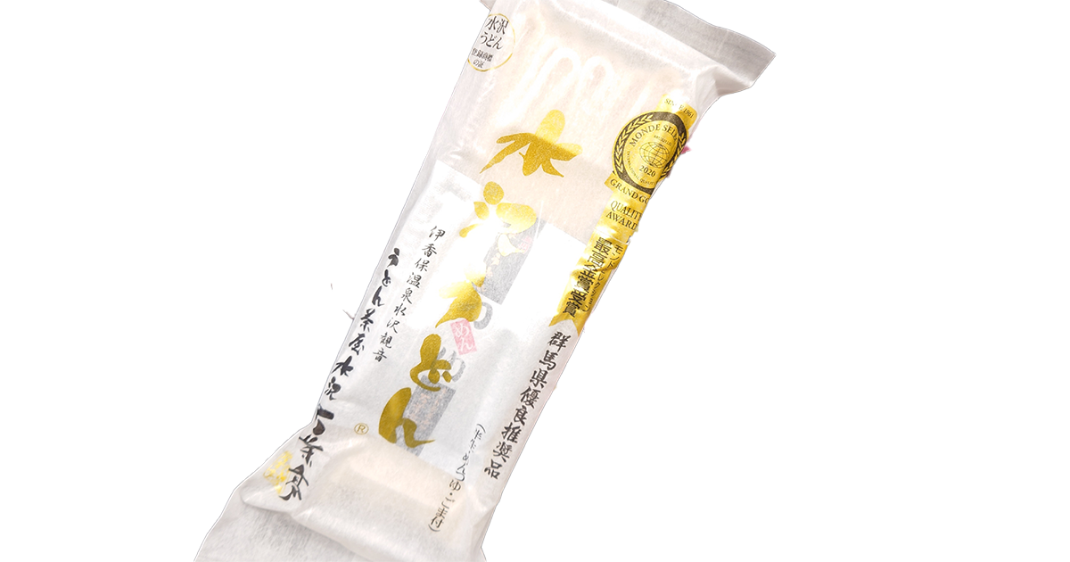 うどん茶屋水沢万葉亭 水沢うどん 袋